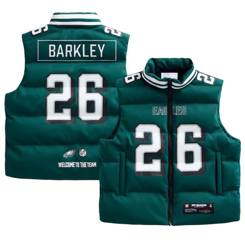 Offseason Saquon Barkley Vest
Never worn 
Just too big for me.